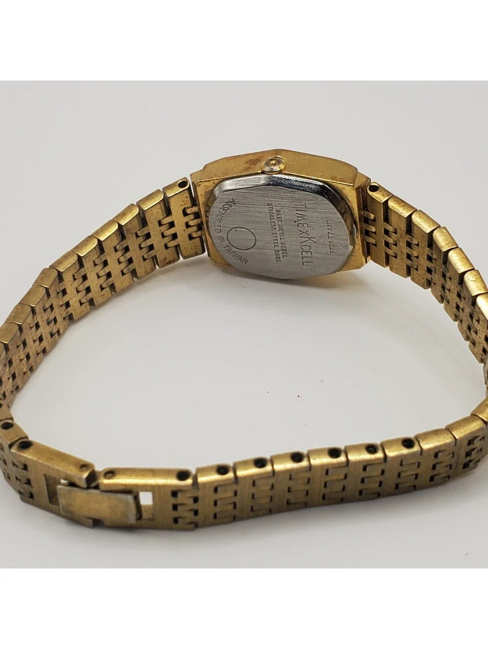 Vintage Timex Q K-Cell Pusher Quartz Watch Womens For Parts Or Repair